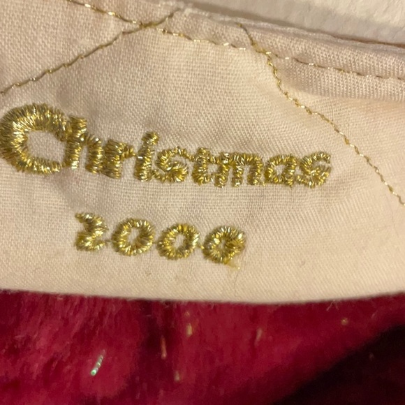 Vintage Gund Christmas 2000 Plush Bear Dear God Note W2K - Picture 9 of 10